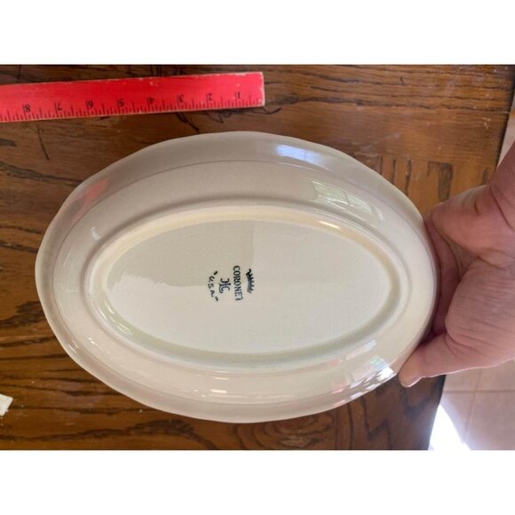 Cornet Oval Cream Bowl Scallop Edge  Homer Laughlin - Picture 3 of 6